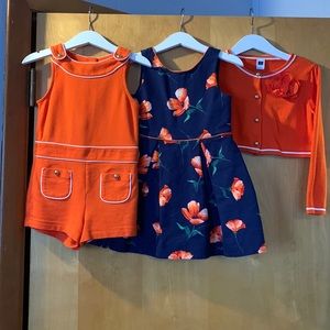 Size 3 Janie and Jack three piece set